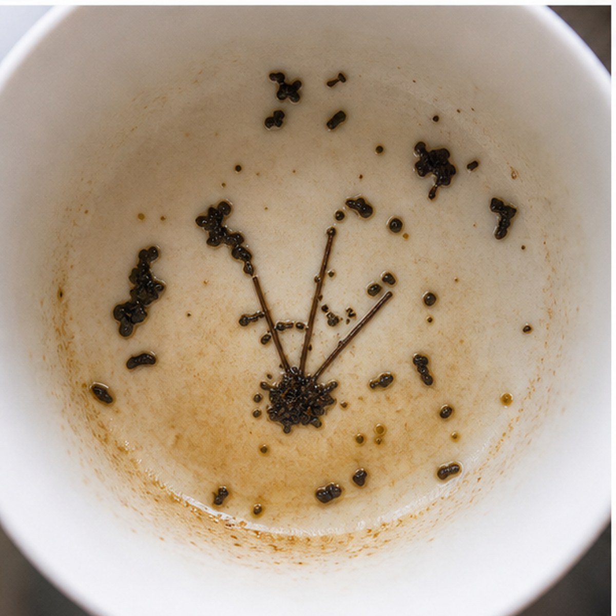 Fan tea leaves cup variation two