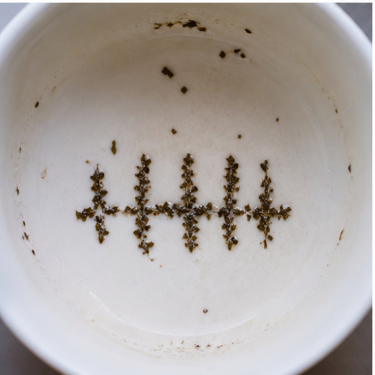 Fence tea leaves cup variation two