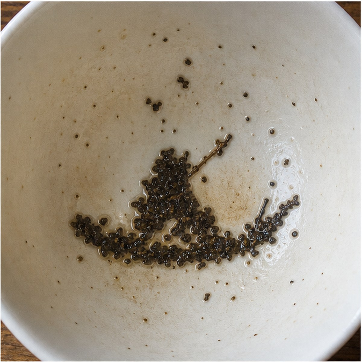 Field Marshal'S Hat tea leaves cup variation one