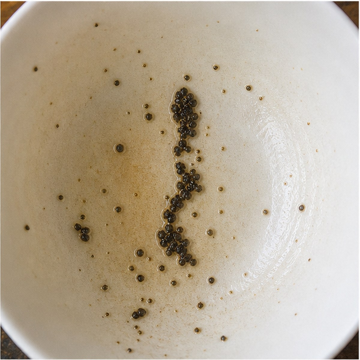Finger tea leaves cup variation one