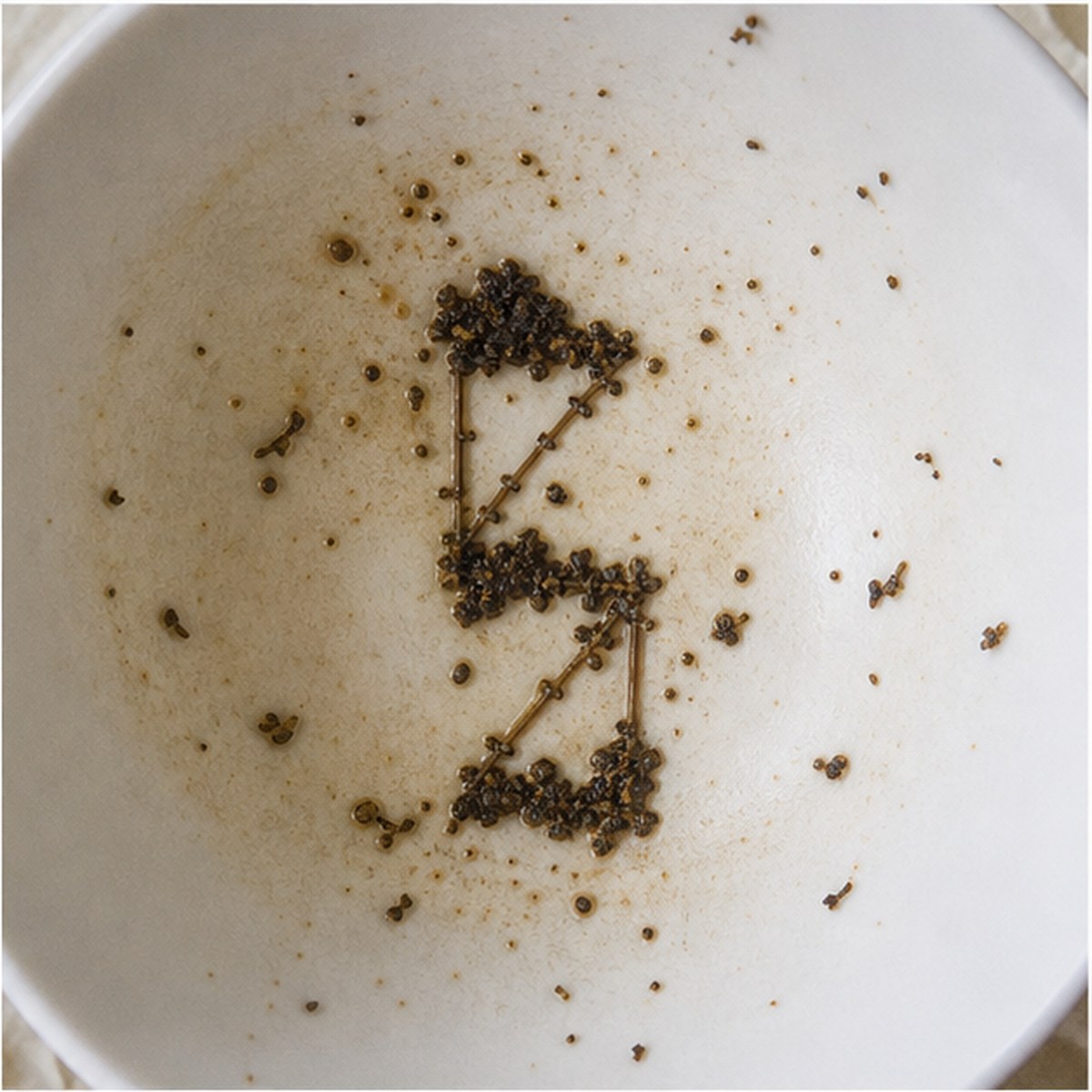 Fire-Escape tea leaves cup variation one