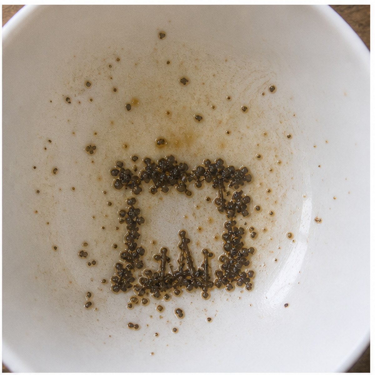 Fireplace tea leaves cup variation one