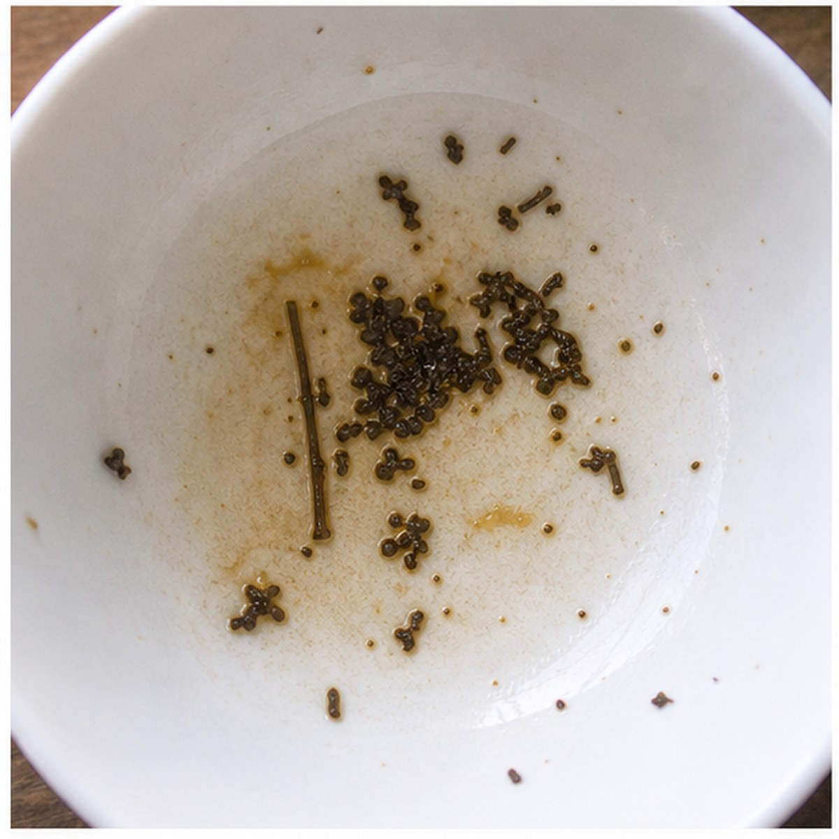 Flag tea leaves cup variation two