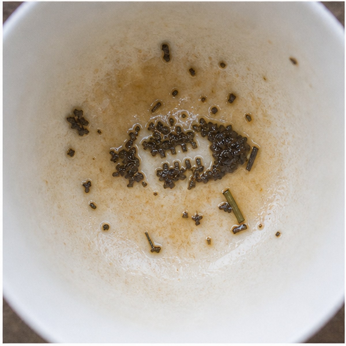 Football tea leaves cup variation two