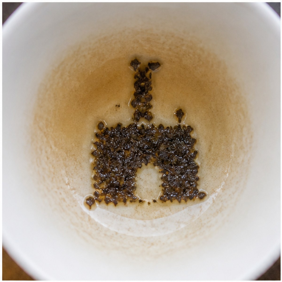 Forge tea leaf reading cup example
