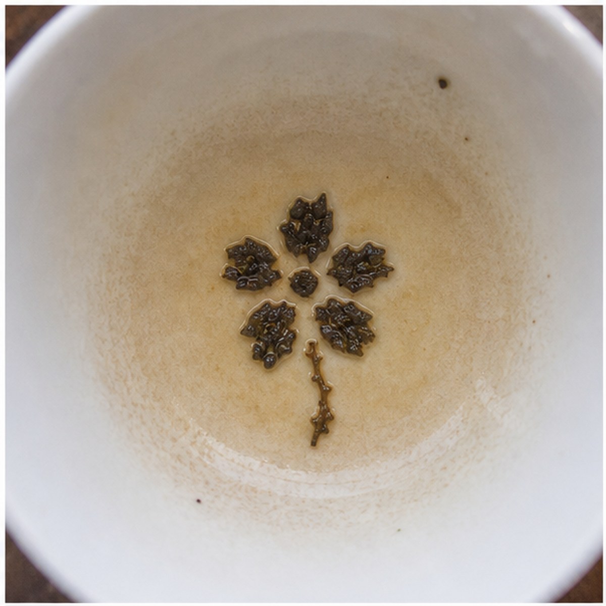 Forget-Me-Not tea leaf reading cup example