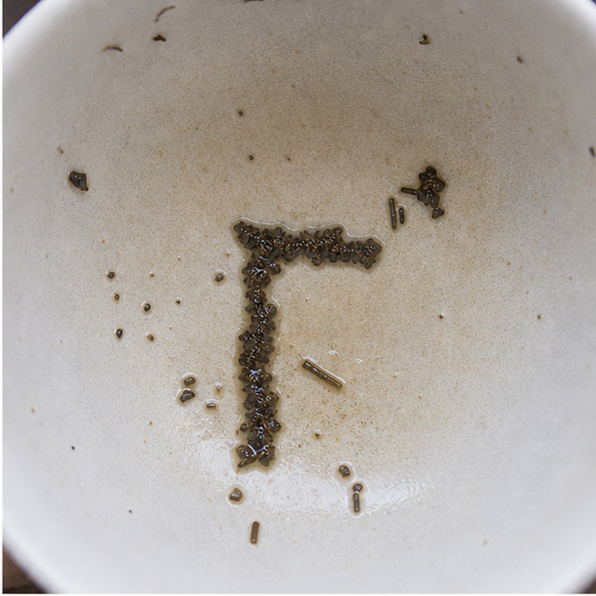 Gallows tea leaves cup variation one