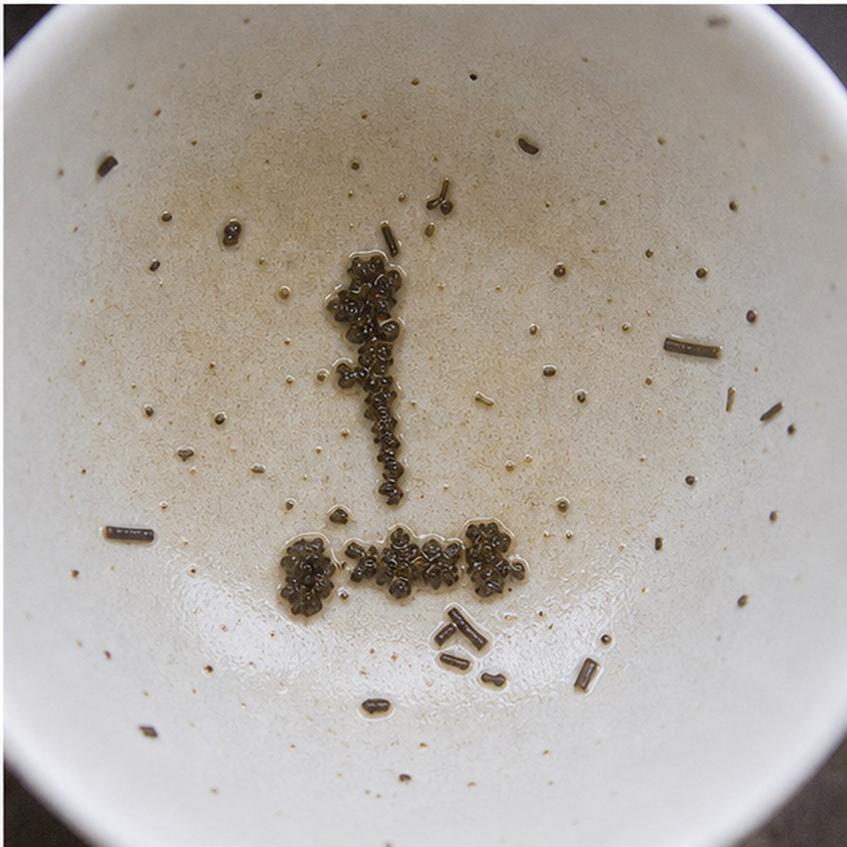 Garden Roller tea leaves cup variation three