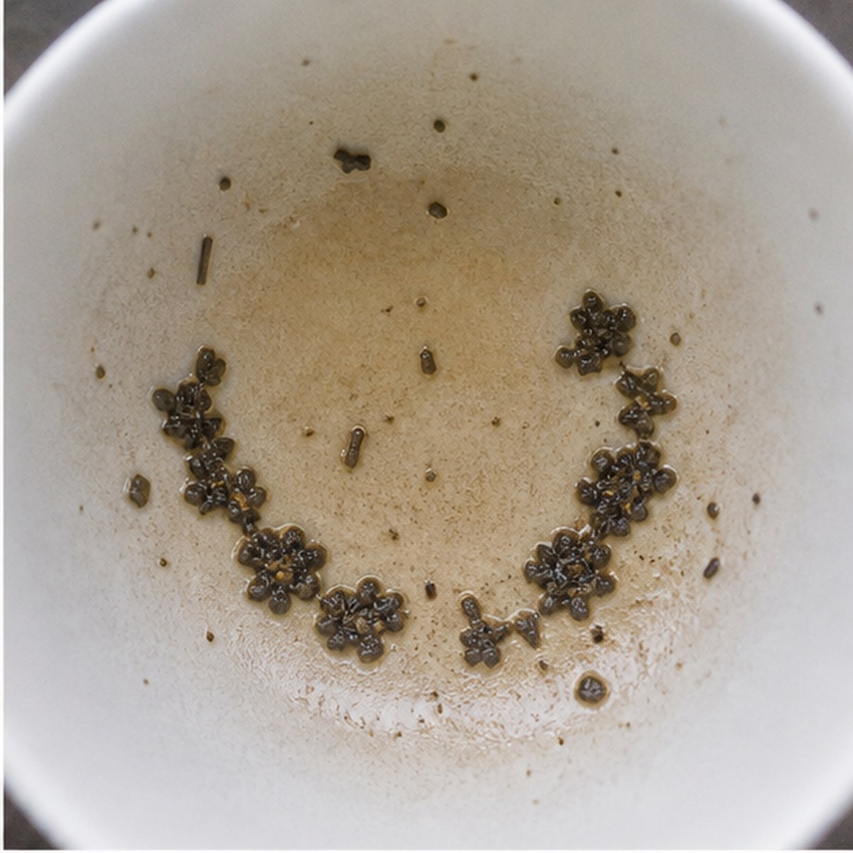 Garland tea leaves cup variation one
