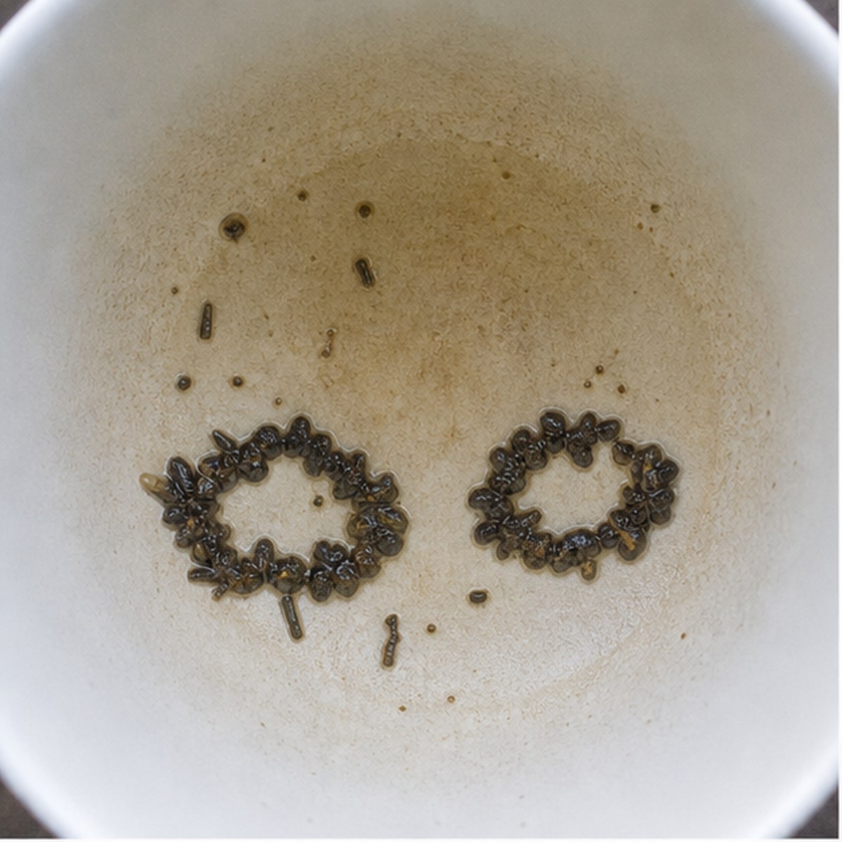 Garters tea leaf reading cup example