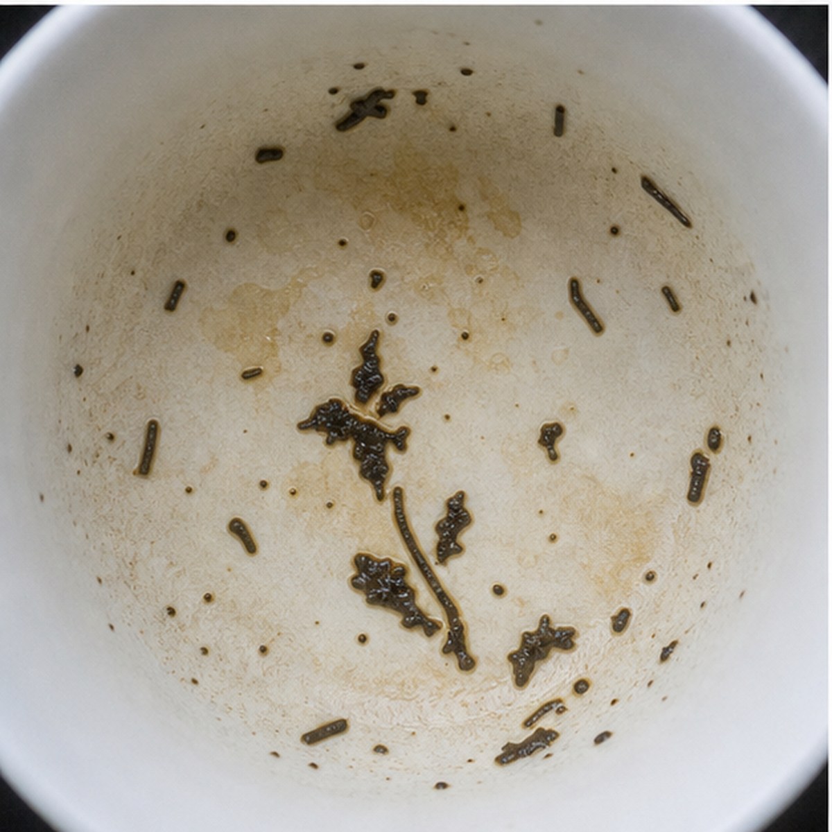 Gentian tea leaves cup variation two