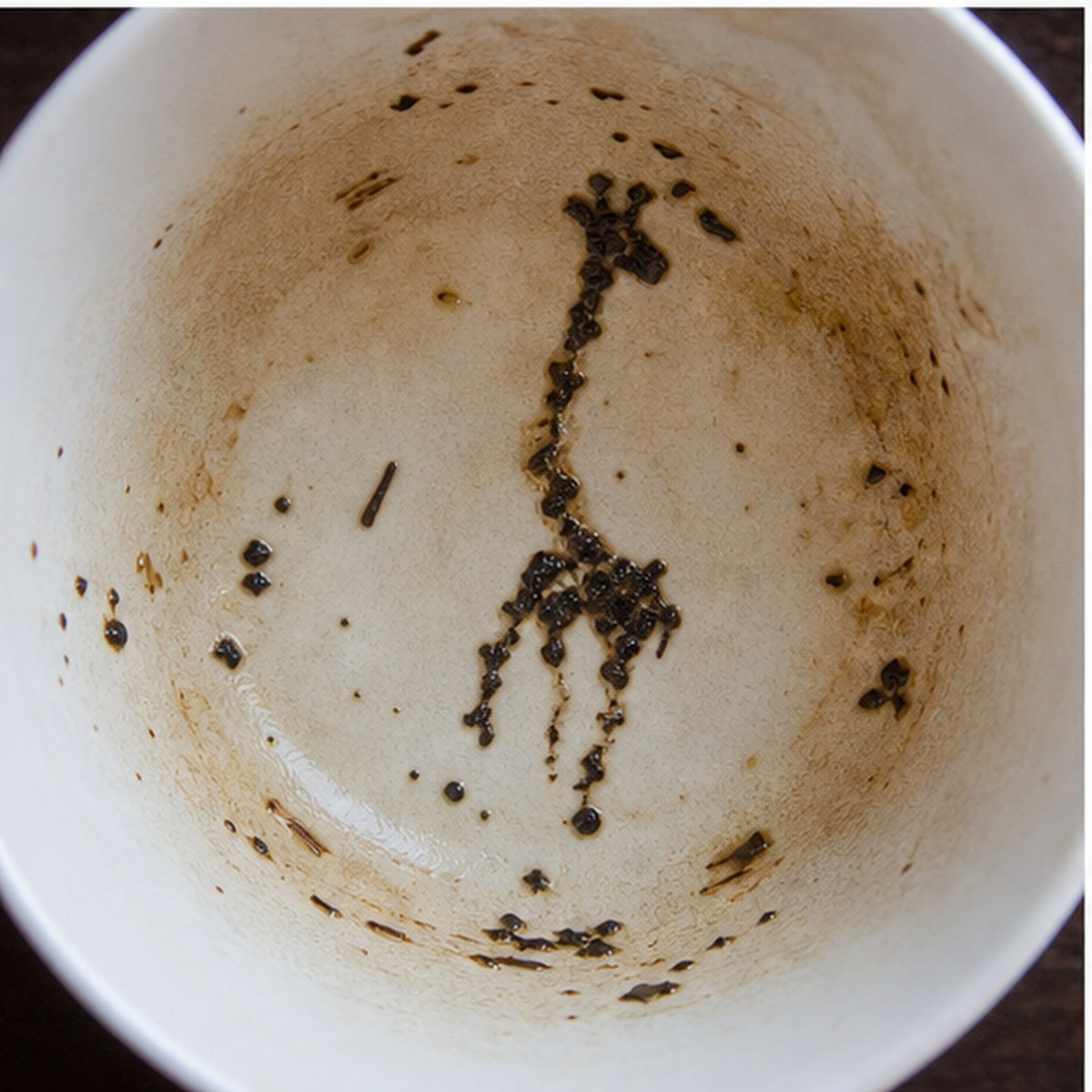 Giraffe tea leaves cup variation two