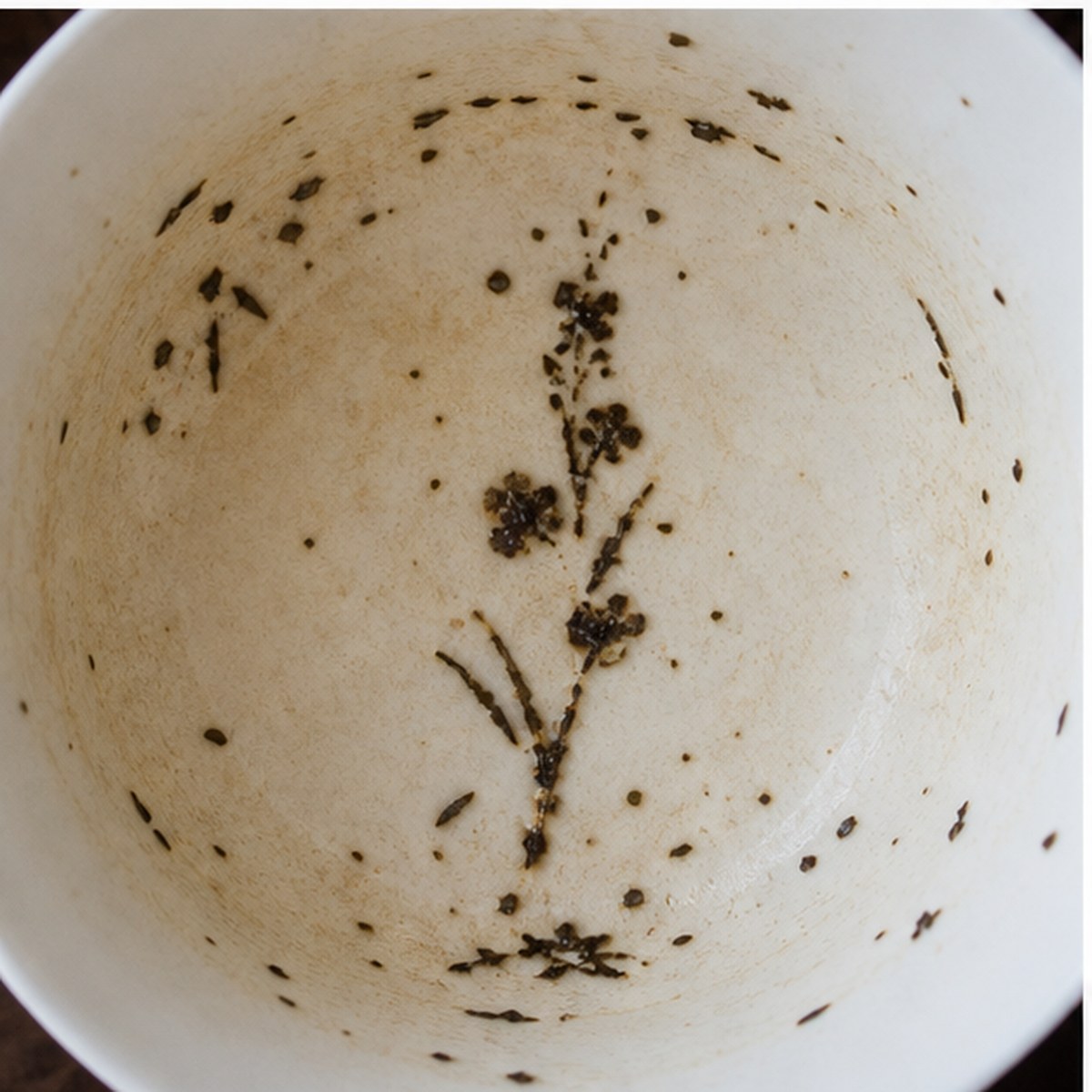 Gladioli tea leaves cup variation two