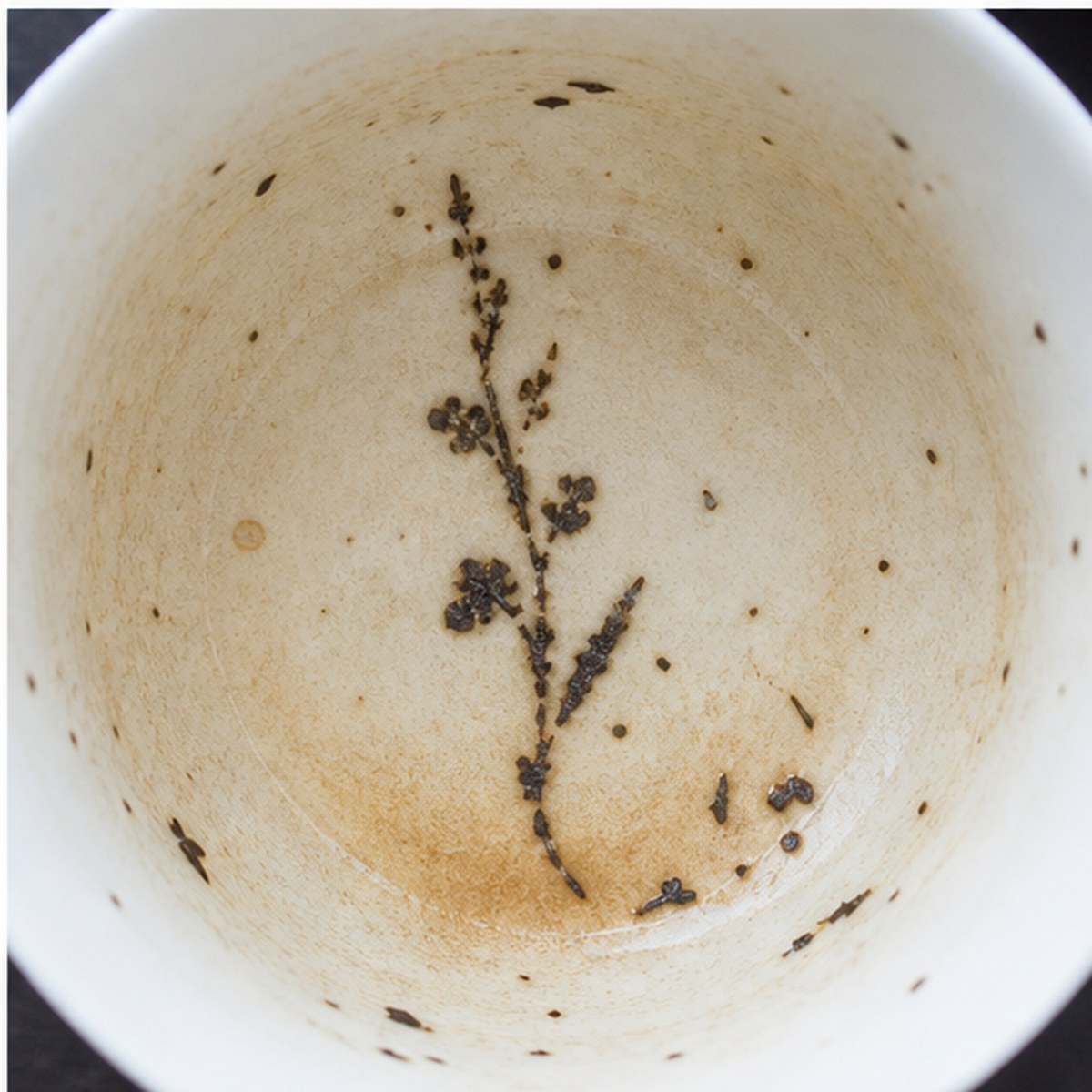 Gladioli tea leaves cup variation three