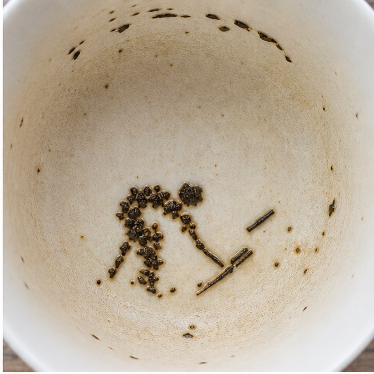 Gleaner tea leaves cup variation one