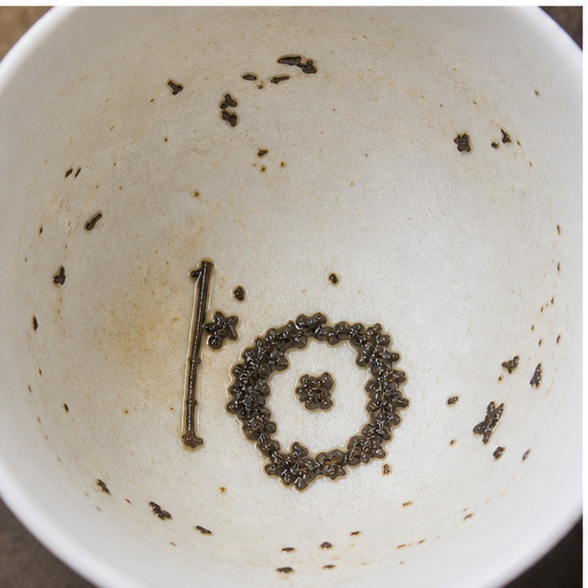 Gong-And-Stick tea leaves cup variation two