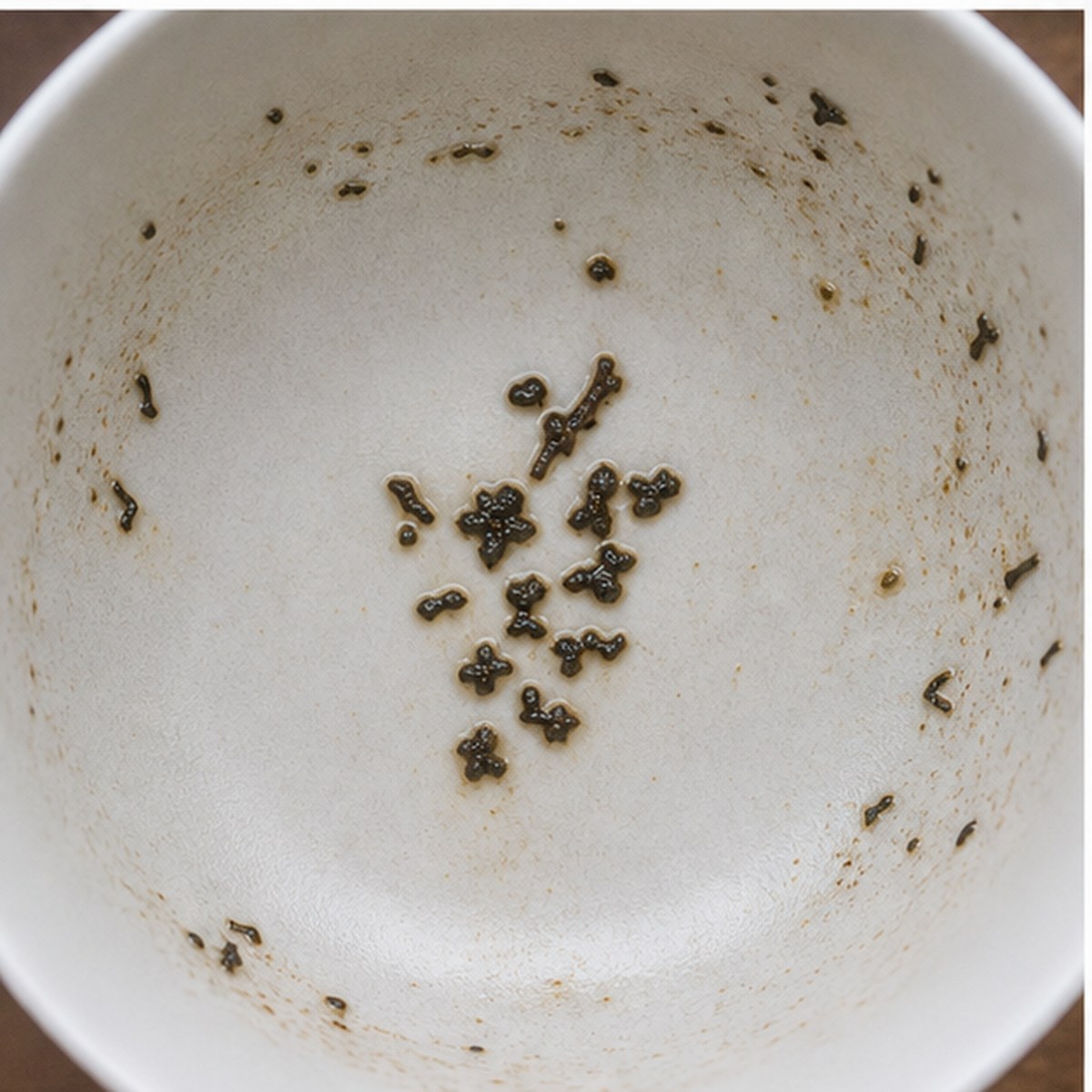 Grapes tea leaves cup variation two