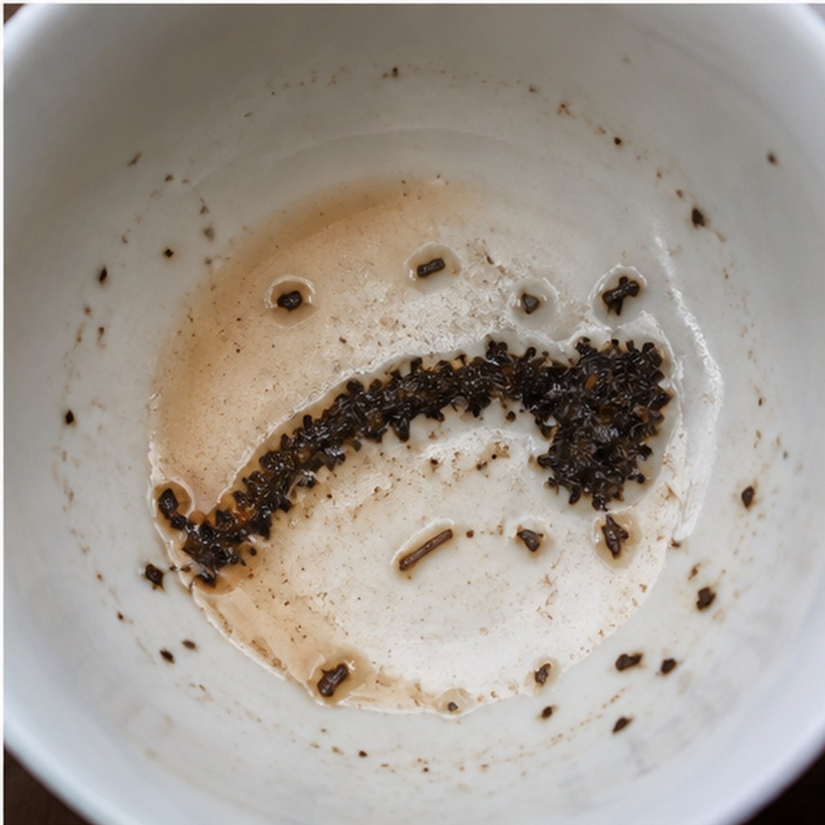 Hammer tea leaves cup variation three