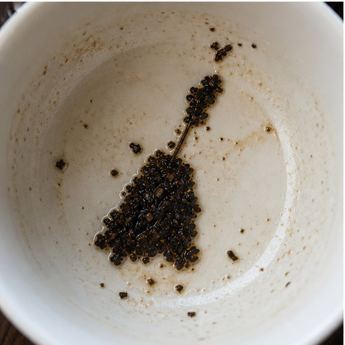 Handbell tea leaves cup variation two