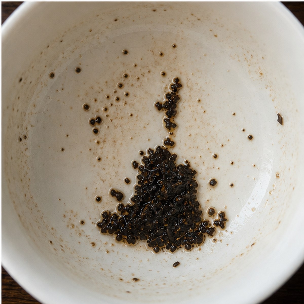 Handbell tea leaves cup variation three