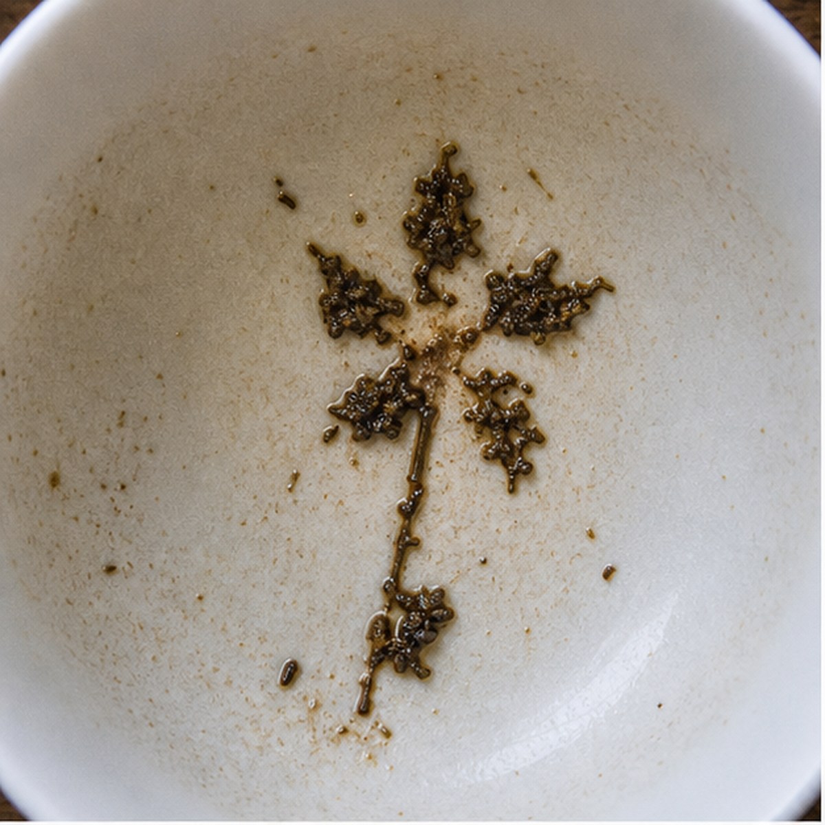 Harrissi Lily tea leaf reading cup example