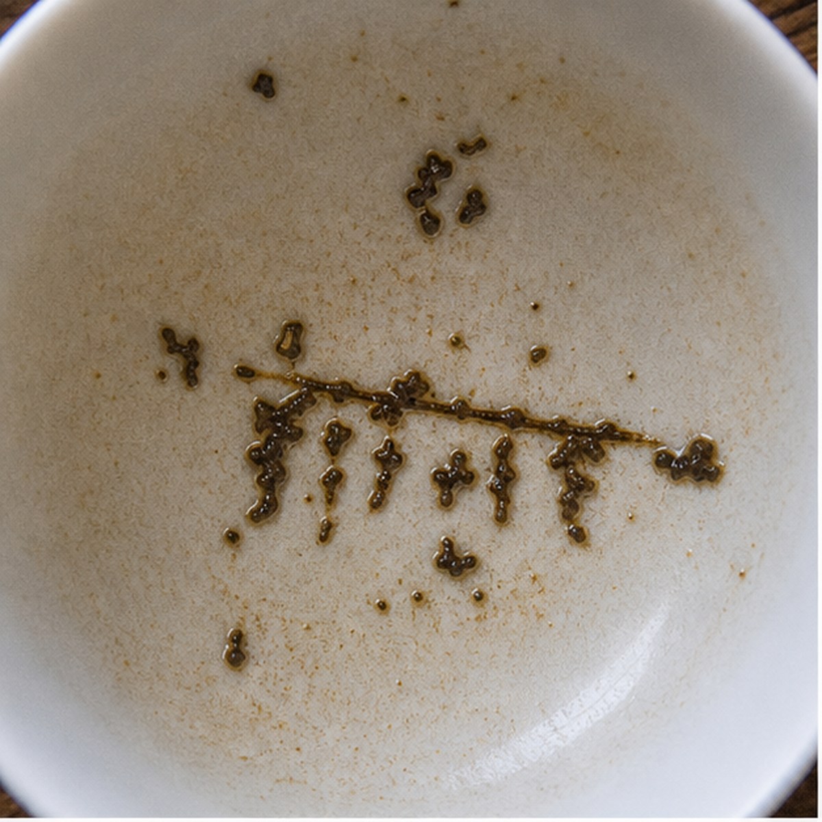 Harrow tea leaf reading cup example