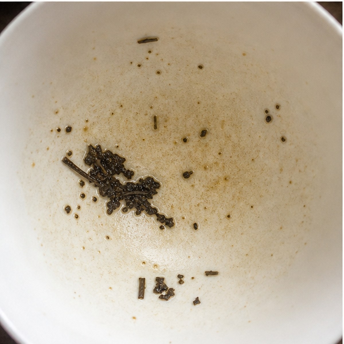 Hawk tea leaves cup variation two
