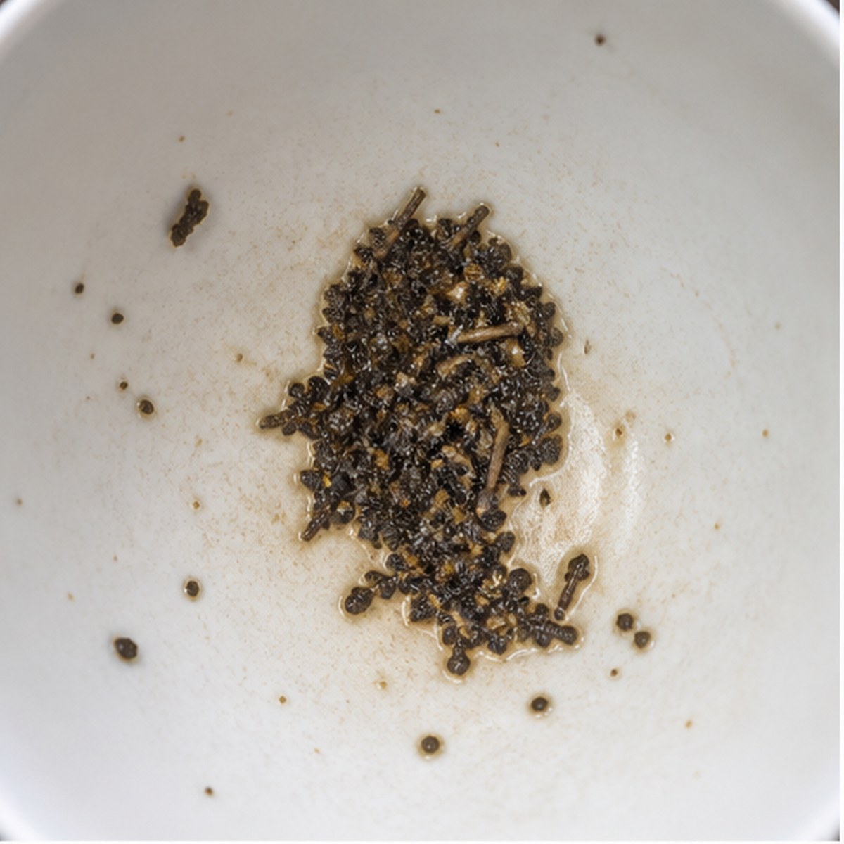 Head tea leaf reading cup example