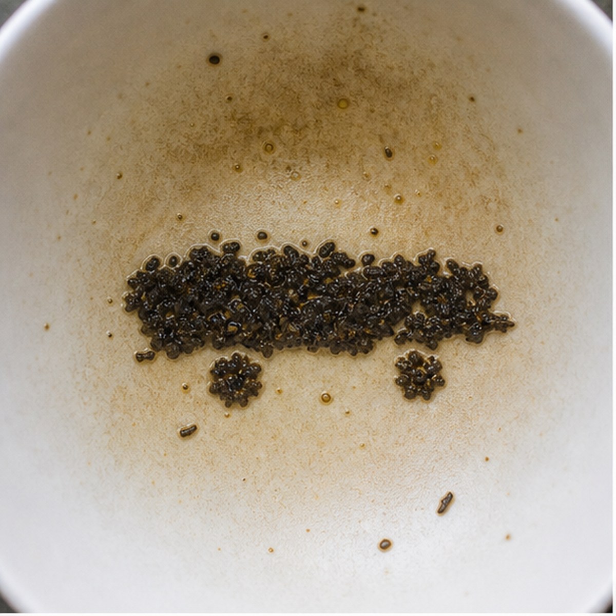 Hearse tea leaf reading cup example