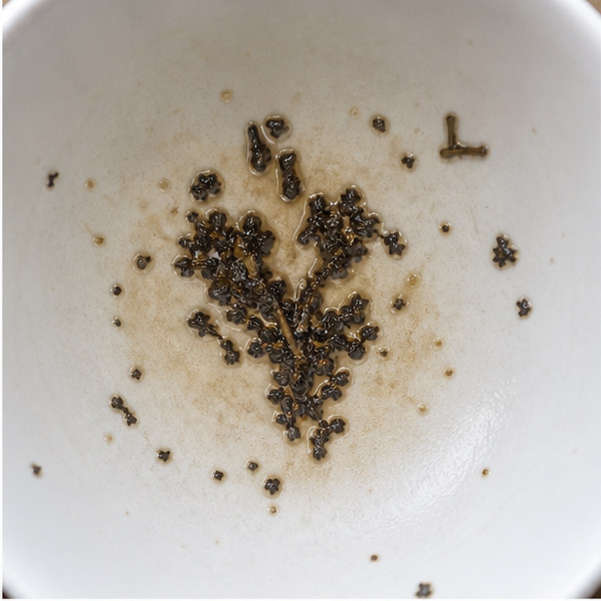 Heart tea leaves cup variation one