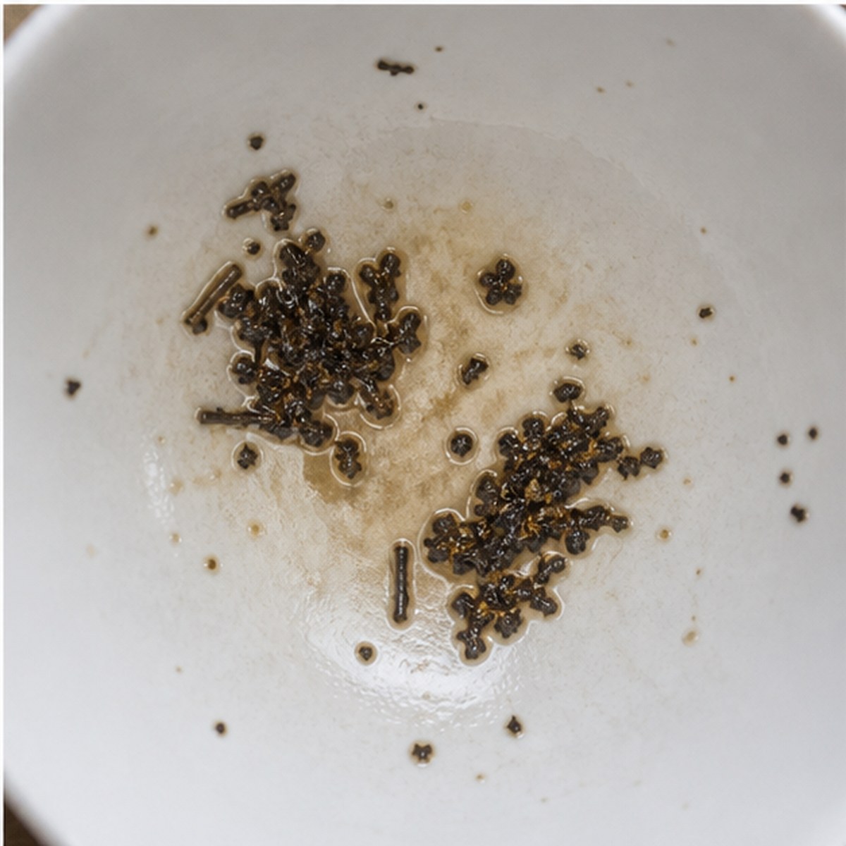 Heart tea leaves cup variation three