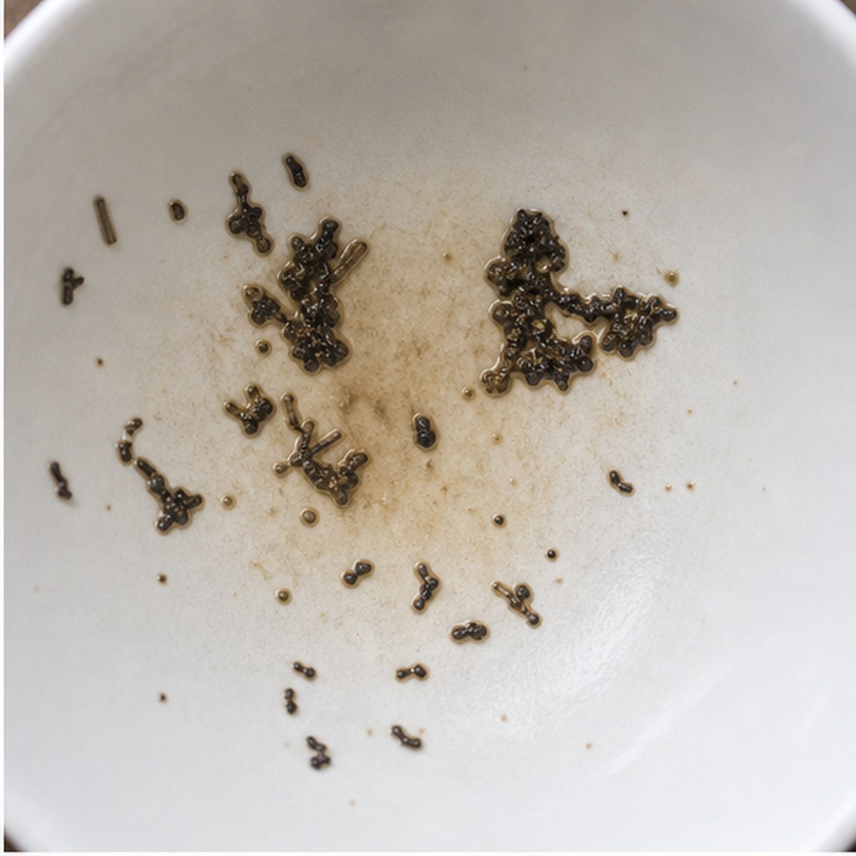 Hearts tea leaves cup variation one