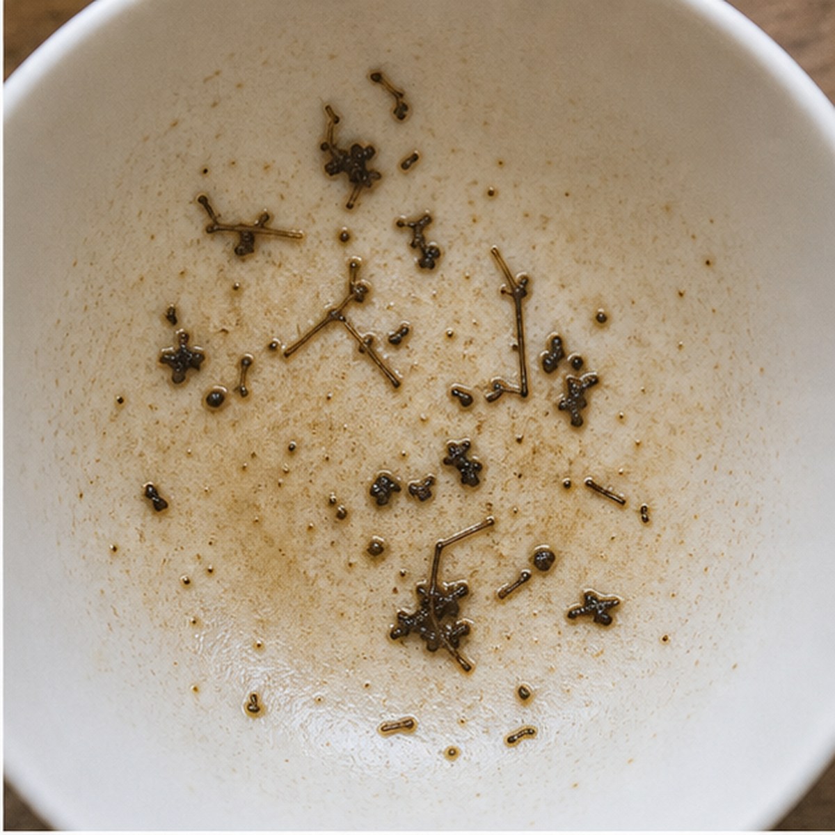 Hemlock tea leaves cup variation one