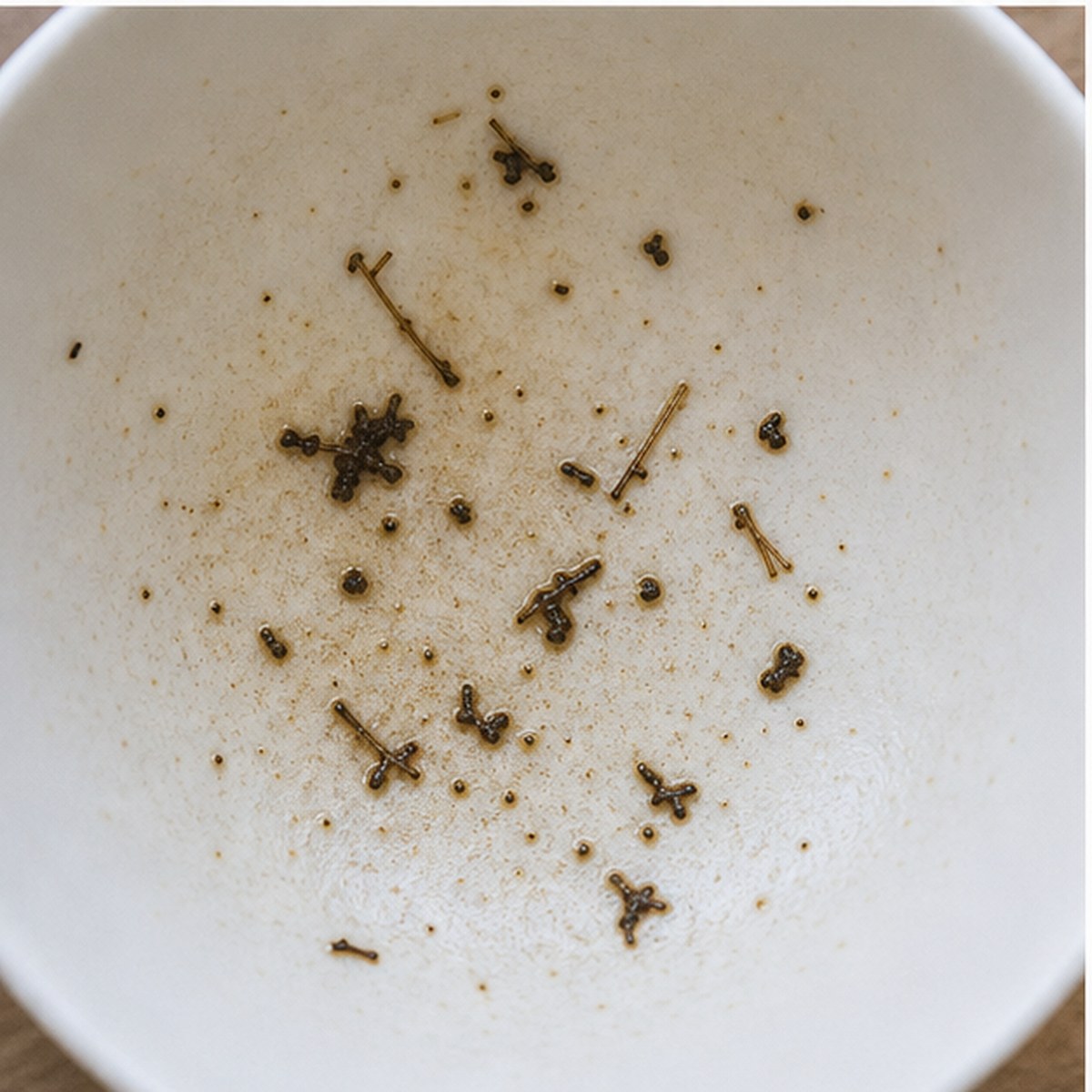 Hemlock tea leaves cup variation two