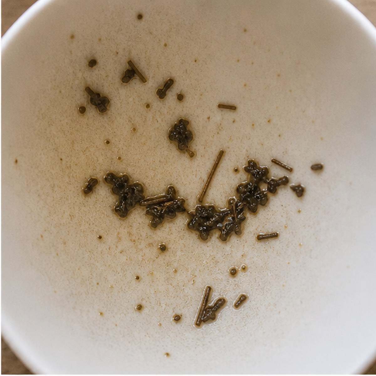 Hen tea leaves cup variation one