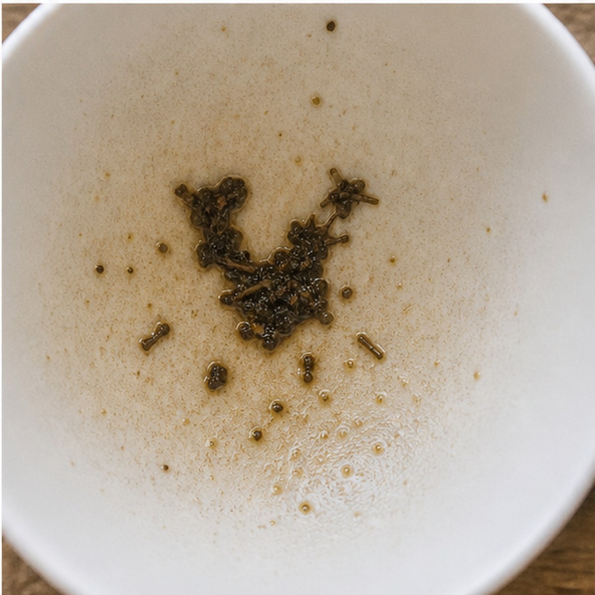 Hen tea leaves cup variation three
