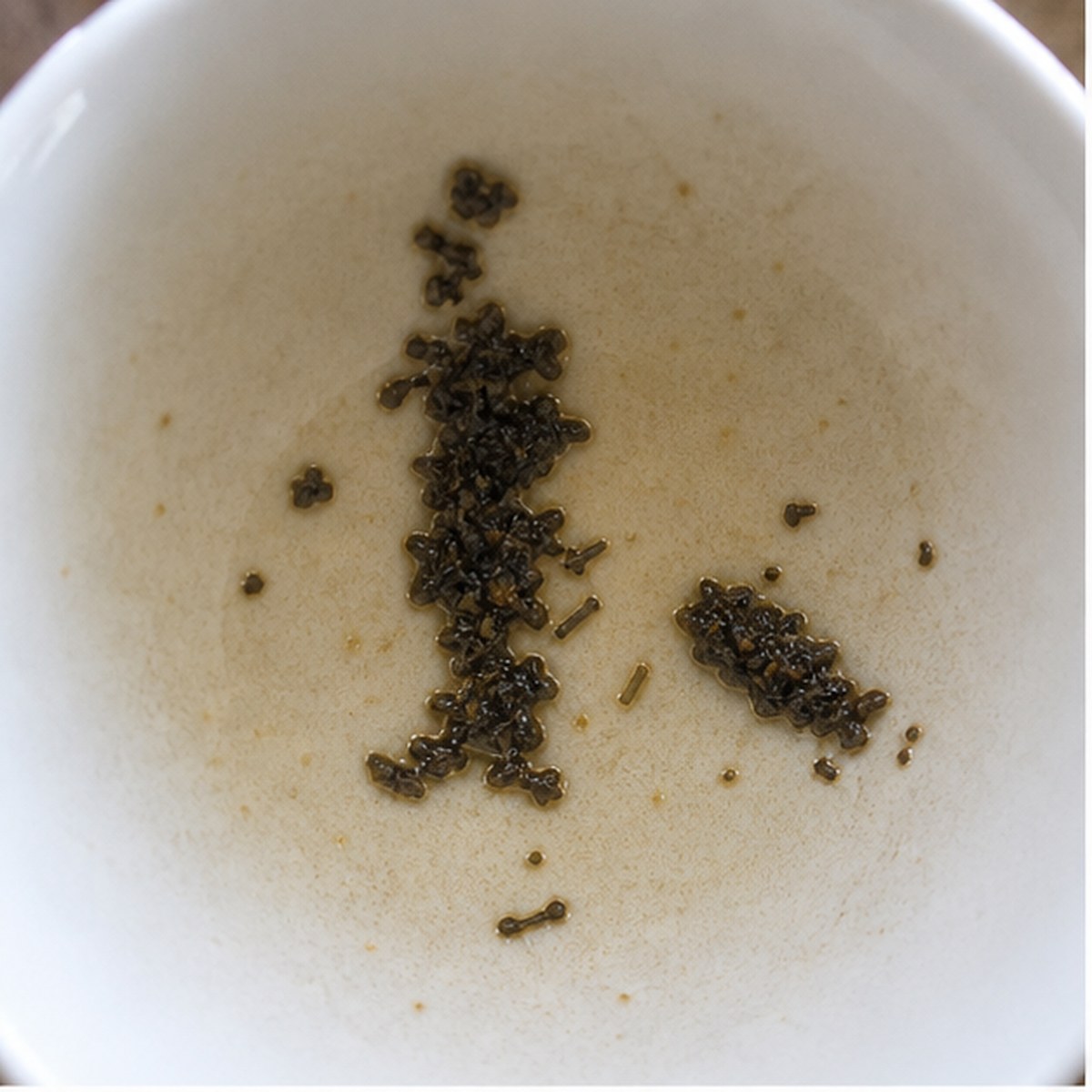 Highlander tea leaf reading cup example