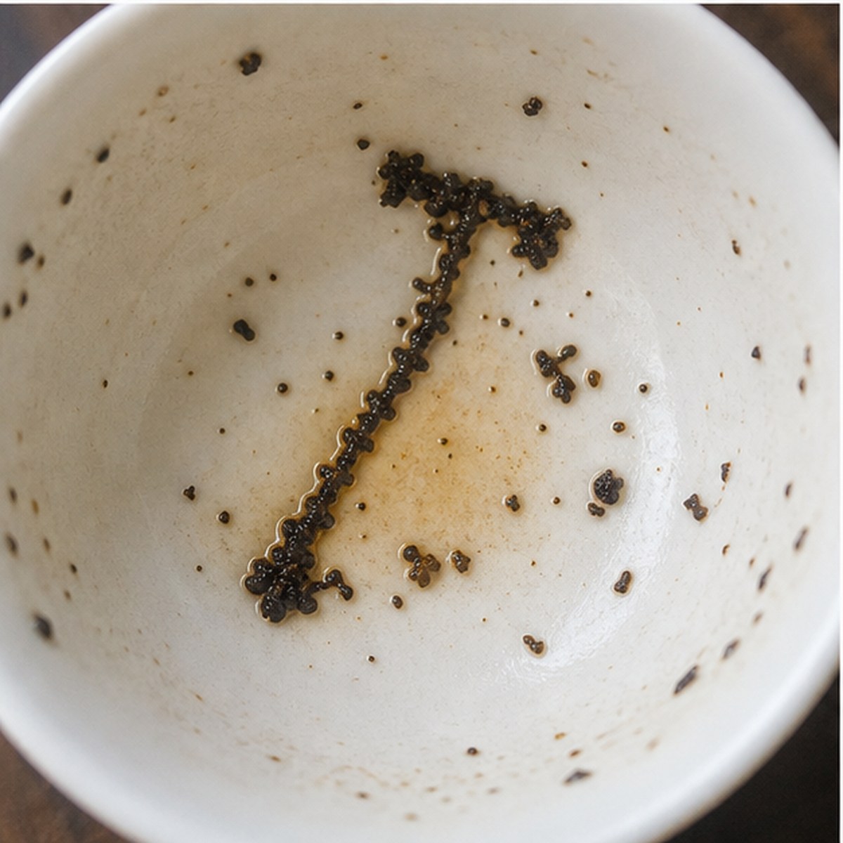Hoe tea leaves cup variation two