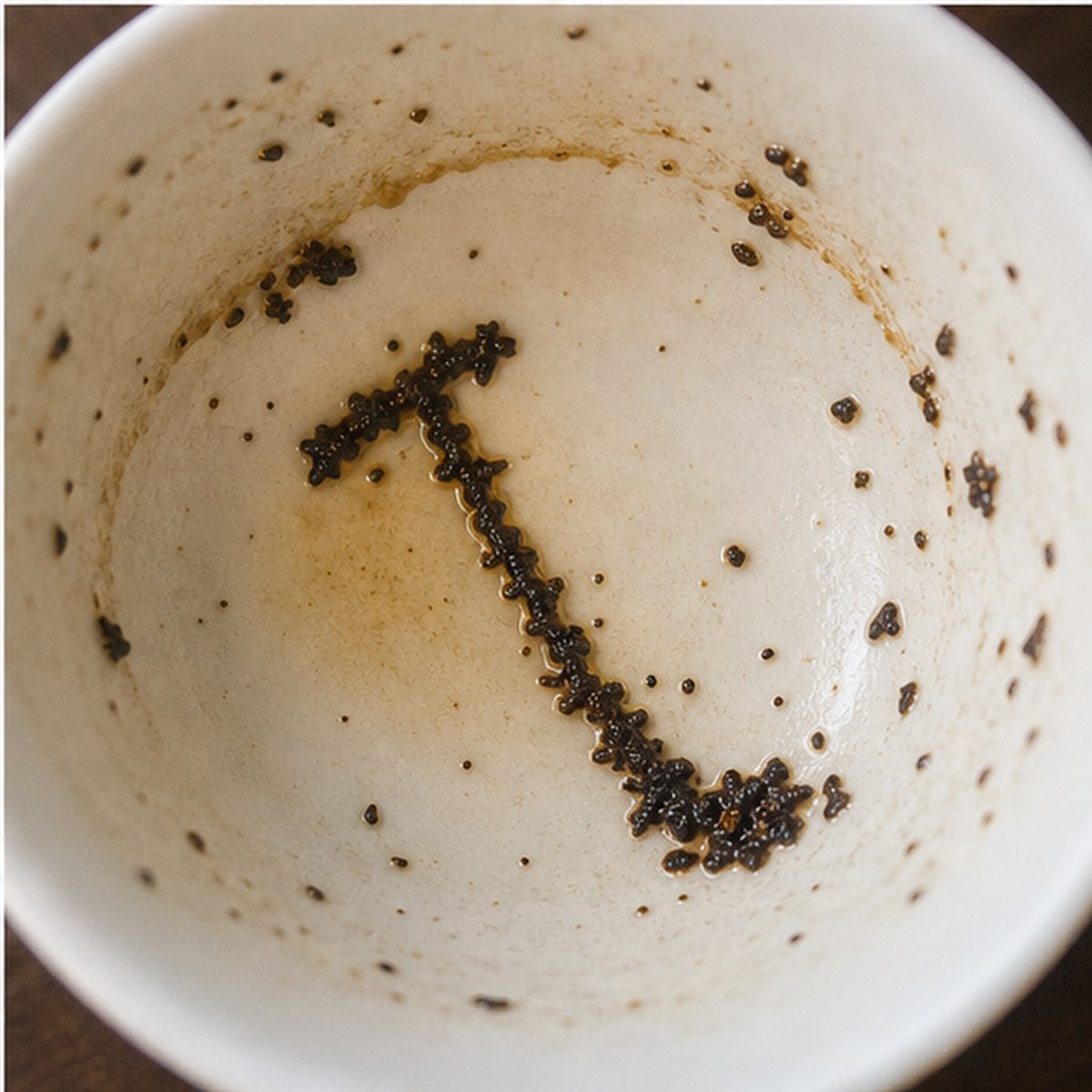 Hoe tea leaves cup variation three