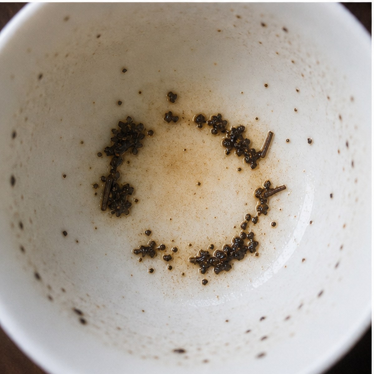 Hoop tea leaves cup variation two