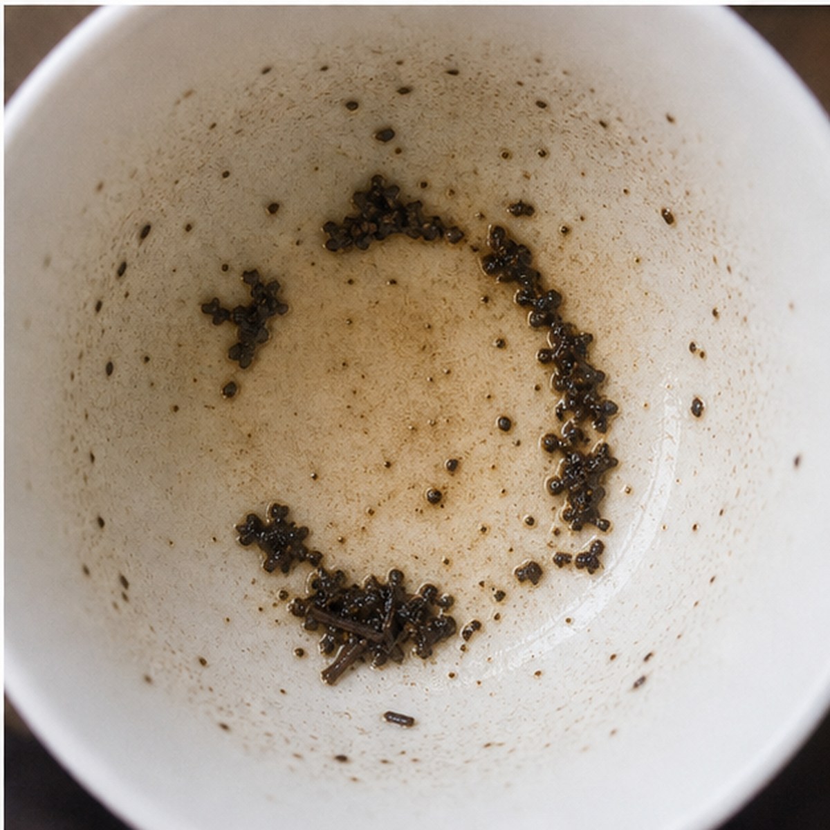 Hoop tea leaves cup variation three