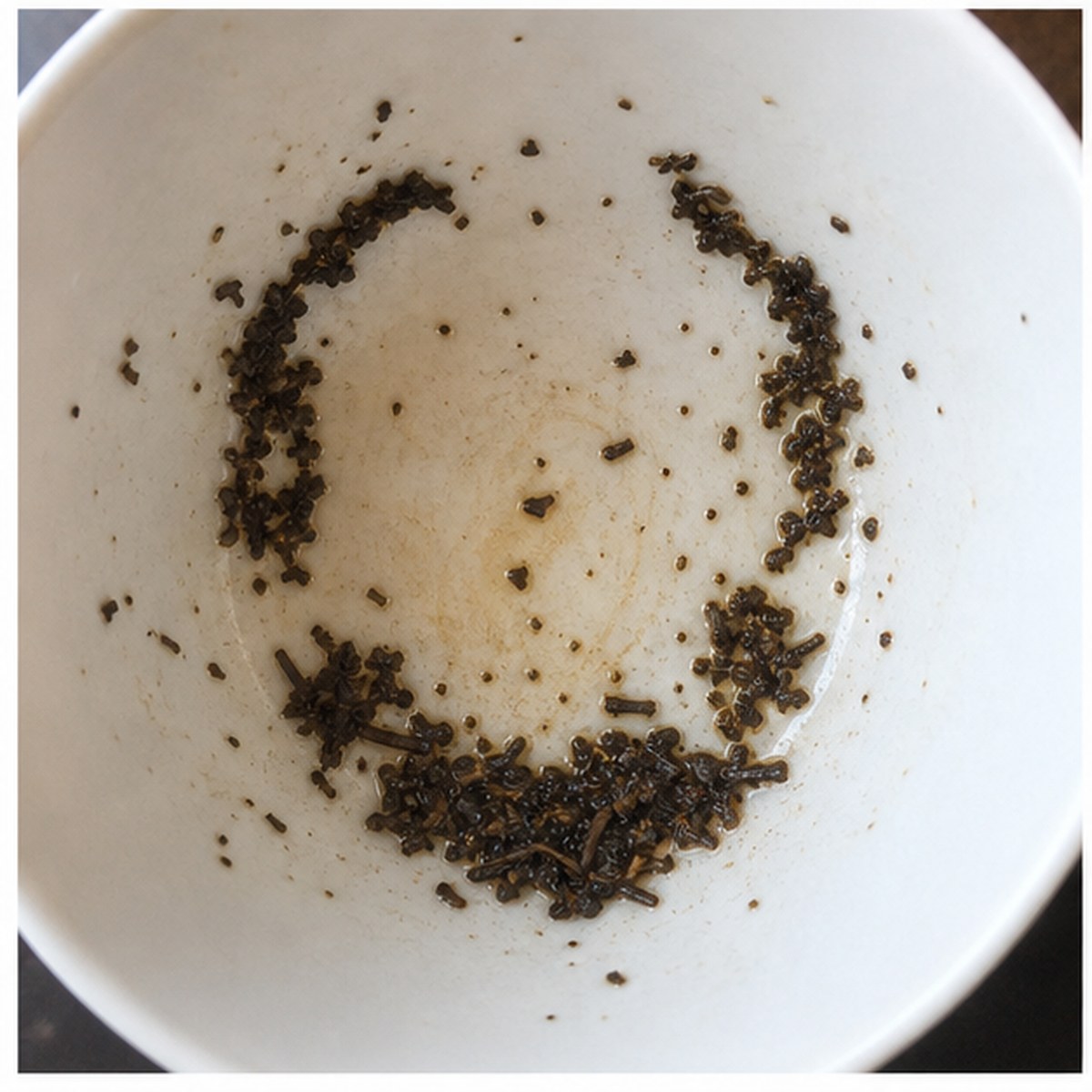 Horns tea leaves cup variation two