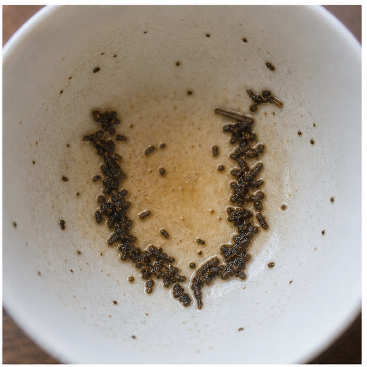 Horse-Collar tea leaves cup variation one