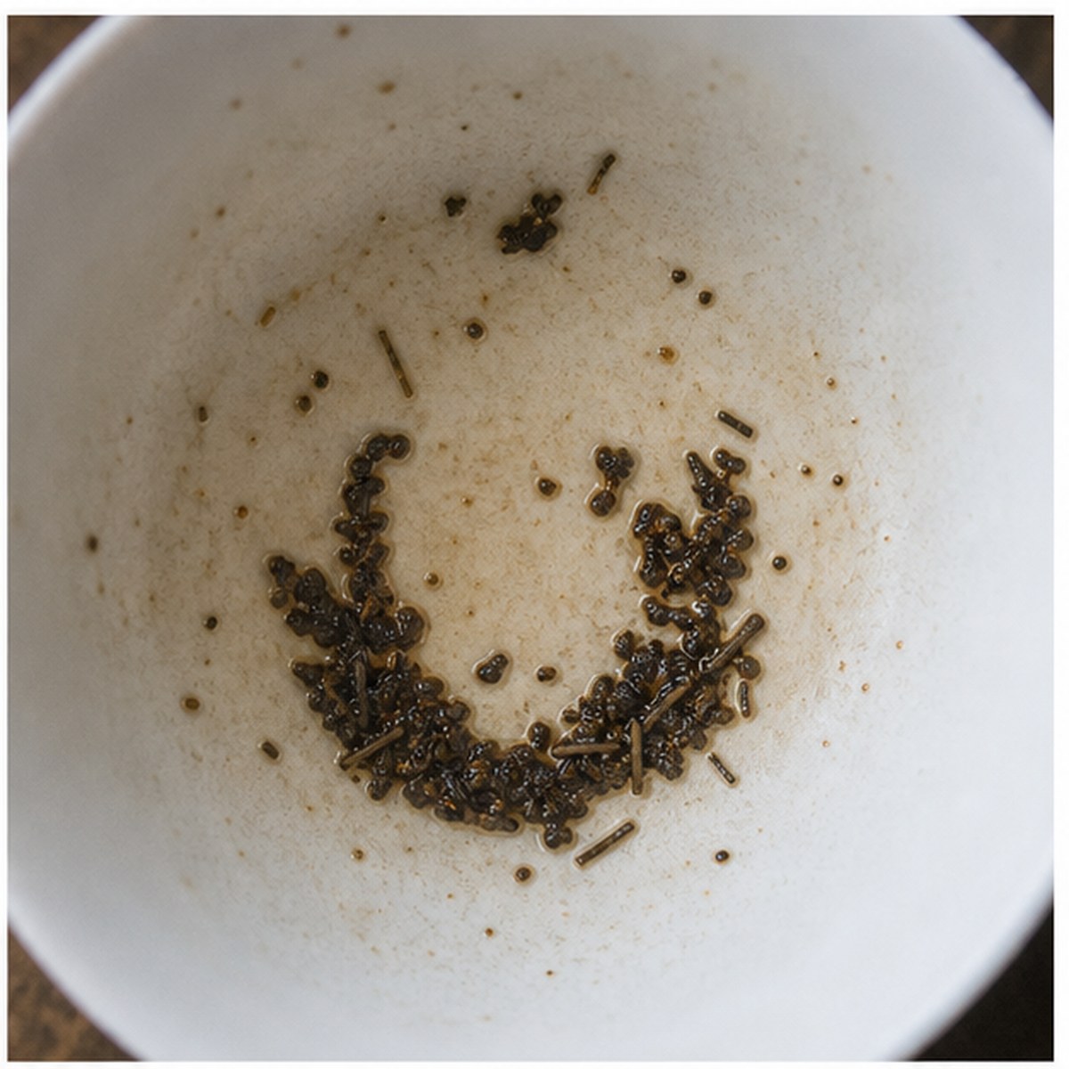 Horseshoe tea leaves cup variation one