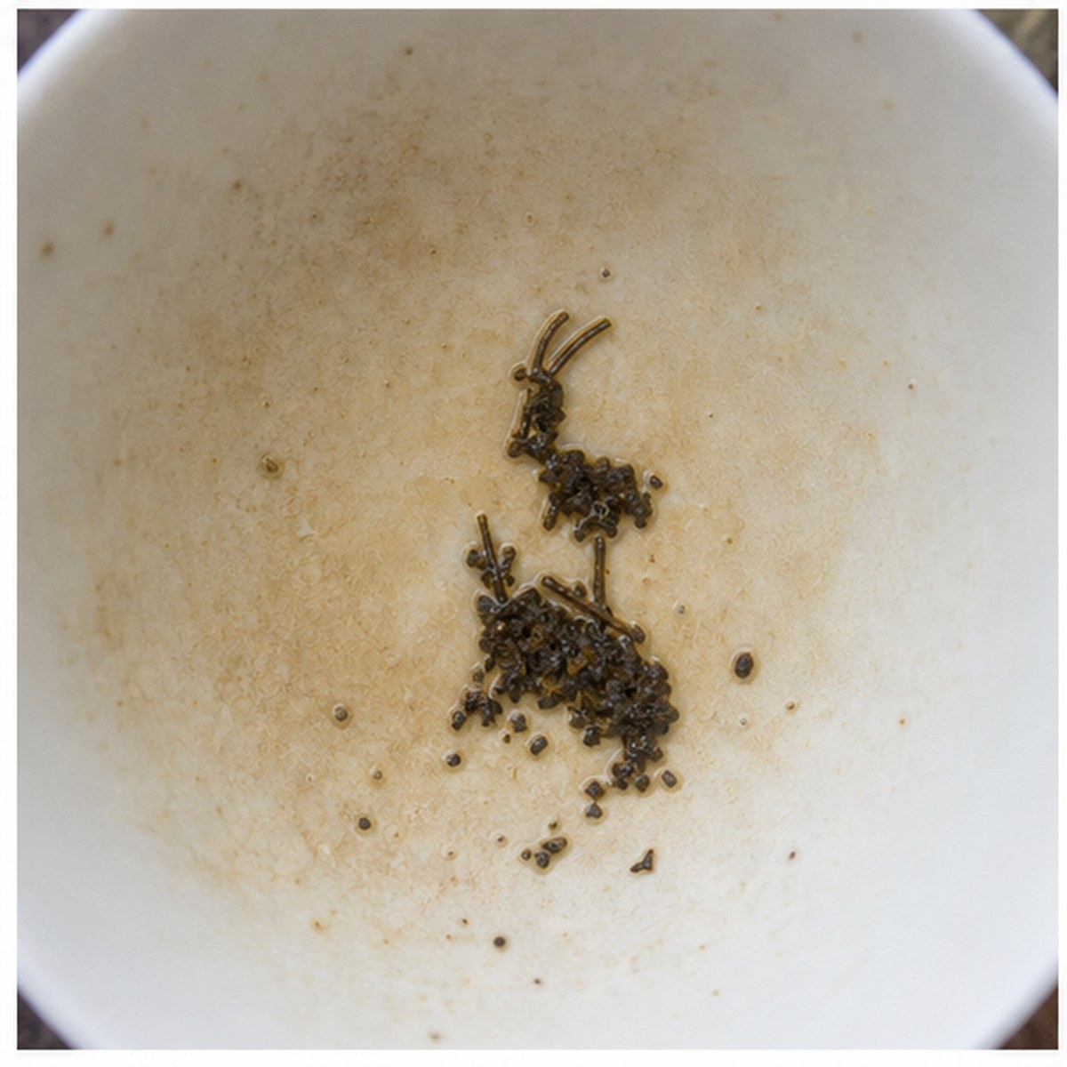Ibex On Rock tea leaves cup variation two