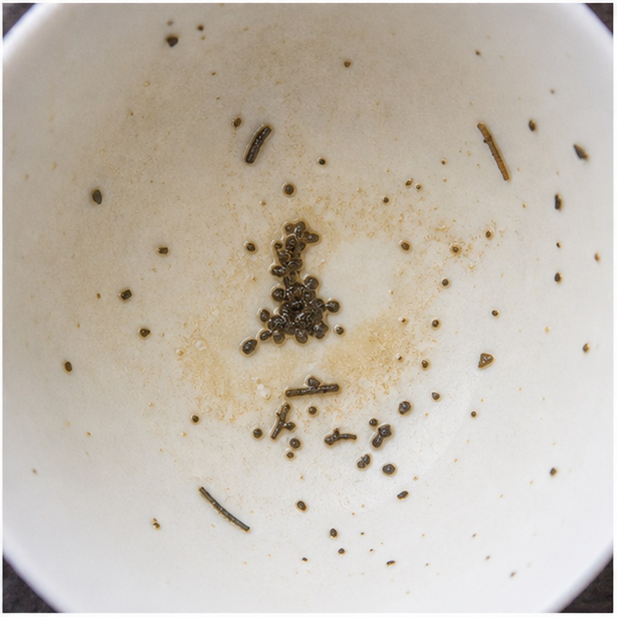 Indian tea leaves cup variation three
