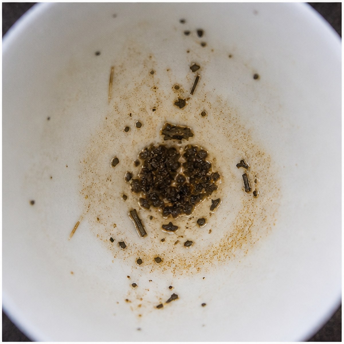 Inkpot tea leaves cup variation three