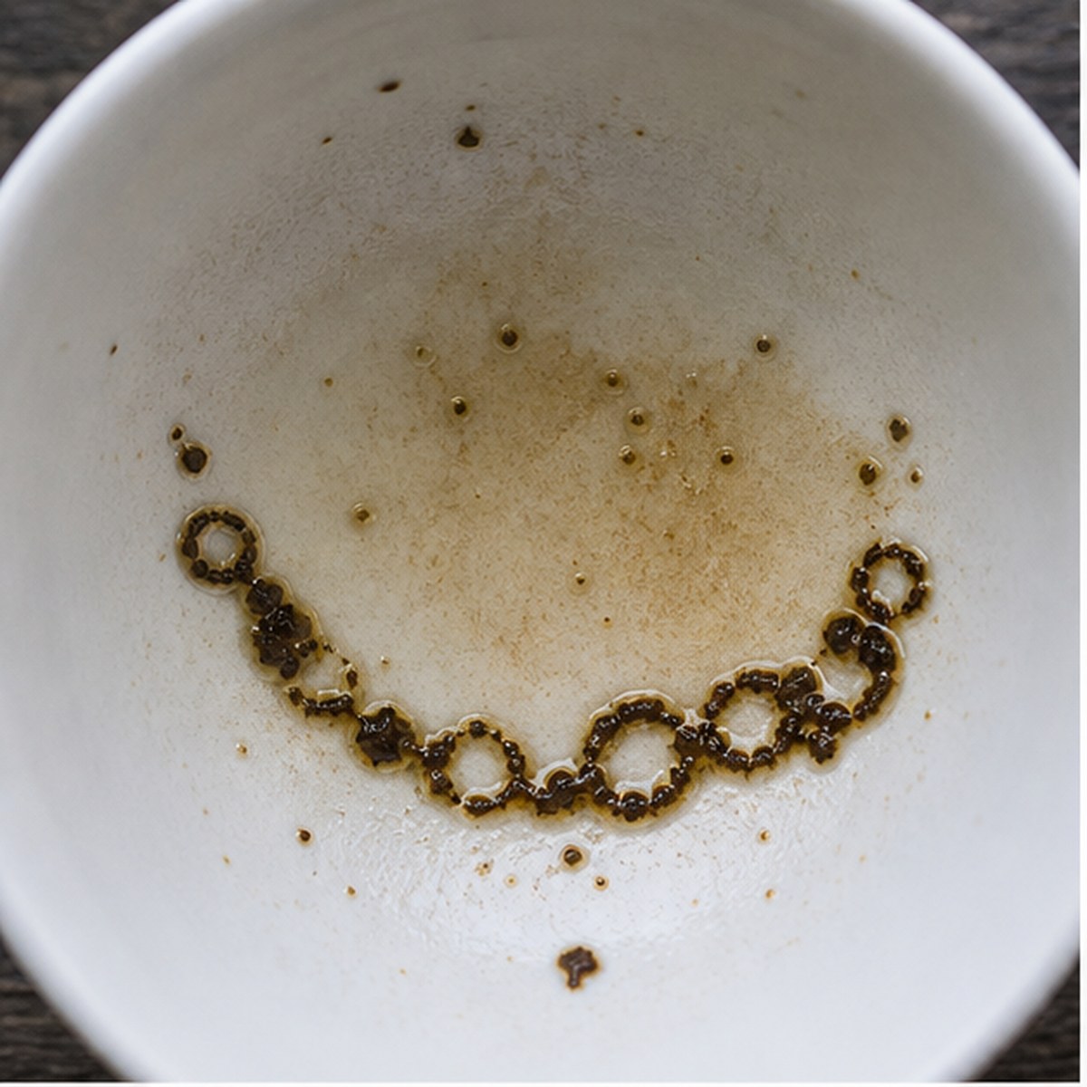 Jewellery tea leaf reading cup example