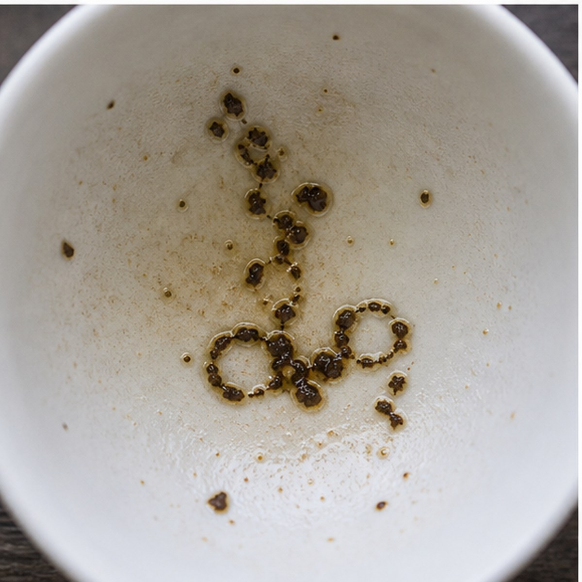 Jewellery tea leaves cup variation two