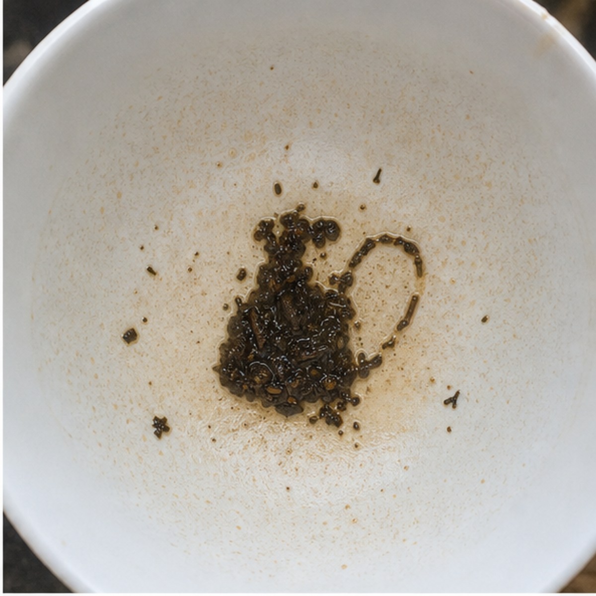 Jug tea leaves cup variation one